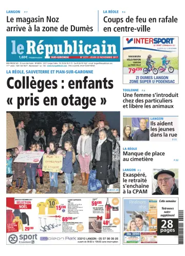 Le Républicain (Sud-Gironde) - 23 Nov 2017