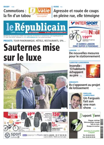Le Républicain (Sud-Gironde) - 30 Nov 2017