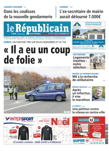 Le Républicain (Sud-Gironde) - 7 Dec 2017