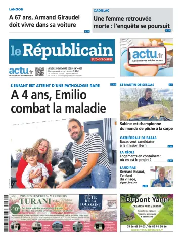 Le Républicain (Sud-Gironde) - 02 11월 2023