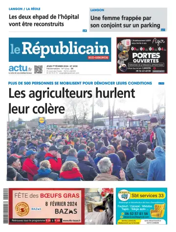Le Républicain (Sud-Gironde) - 01 二月 2024