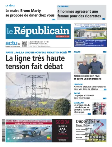 Le Républicain (Sud-Gironde) - 08 二月 2024