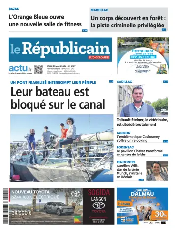 Le Républicain (Sud-Gironde) - 21 3月 2024
