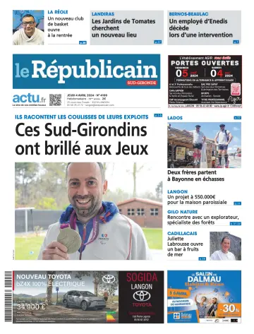 Le Républicain (Sud-Gironde) - 04 四月 2024