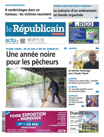 Le Républicain (Sud-Gironde) - 11 Ebri 2024