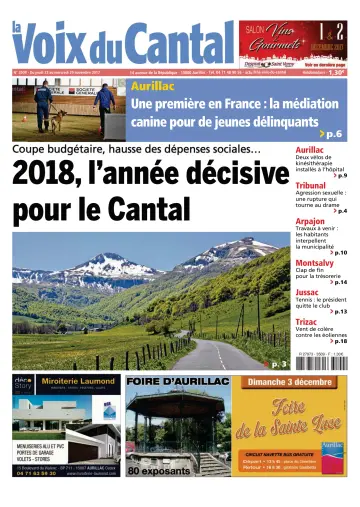 La Voix du Cantal - 23 Nov 2017