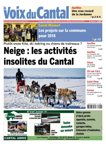 La Voix du Cantal - 11 Jan 2018