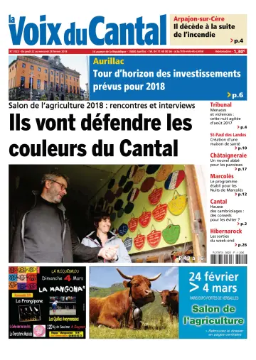 La Voix du Cantal - 22 二月 2018