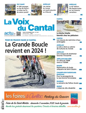 La Voix du Cantal - 02 ноя. 2023