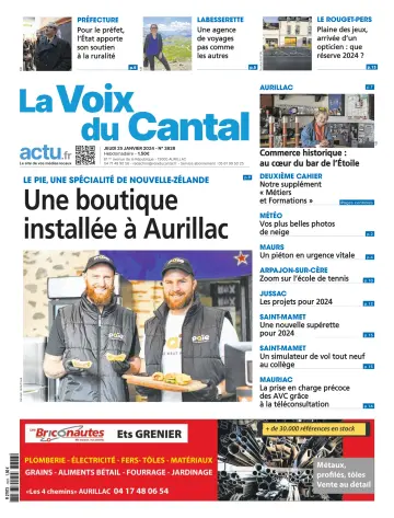 La Voix du Cantal - 25 1월 2024