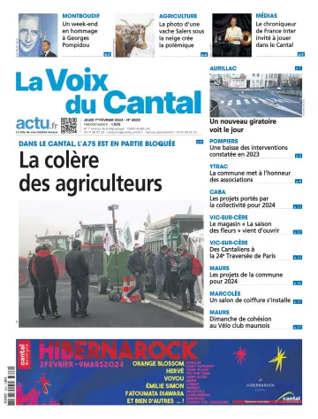 La Voix du Cantal - 01 Şub 2024