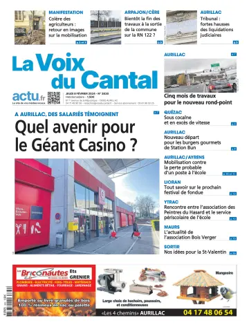 La Voix du Cantal - 08 фев. 2024
