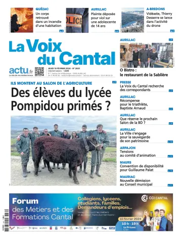 La Voix du Cantal - 15 févr. 2024