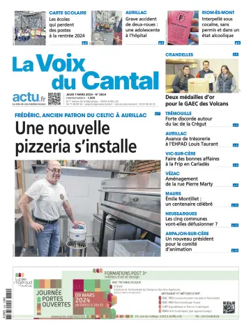 La Voix du Cantal - 07 мар. 2024