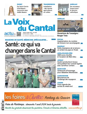 La Voix du Cantal - 04 Apr. 2024