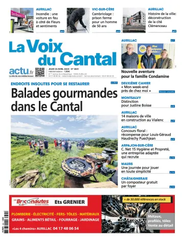 La Voix du Cantal - 25 Apr 2024