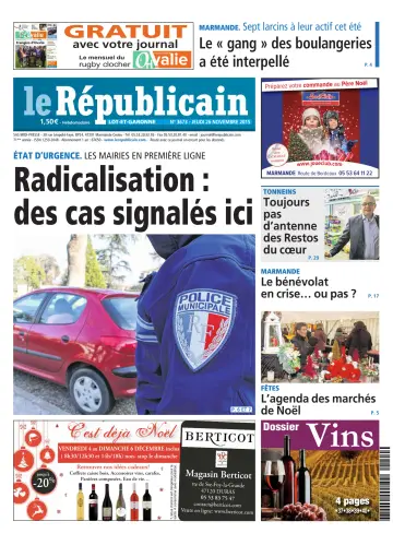 Le Républicain (Lot-et-Garonne) - 26 Nov 2015
