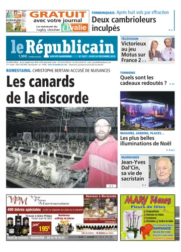 Le Républicain (Lot-et-Garonne) - 24 Dec 2015