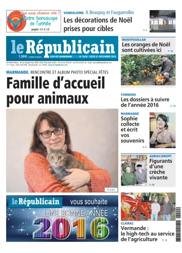 Le Républicain (Lot-et-Garonne) - 31 Dec 2015