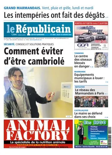Le Républicain (Lot-et-Garonne) - 14 Jan 2016