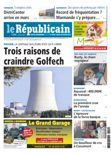 Le Républicain (Lot-et-Garonne) - 18 Feb 2016