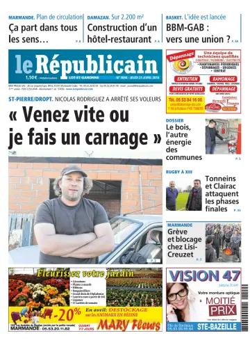 Le Républicain (Lot-et-Garonne) - 21 Apr 2016