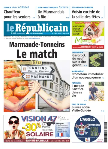 Le Républicain (Lot-et-Garonne) - 2 Jun 2016