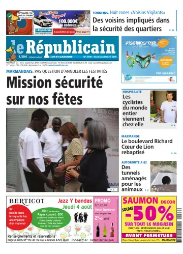Le Républicain (Lot-et-Garonne) - 28 Jul 2016