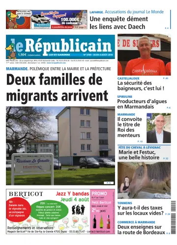 Le Républicain (Lot-et-Garonne) - 4 Aug 2016
