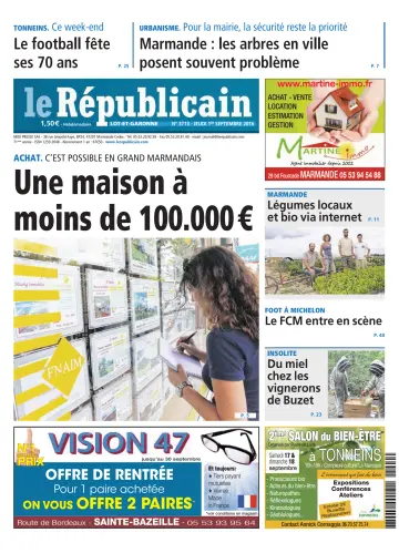 Le Républicain (Lot-et-Garonne) - 1 Sep 2016