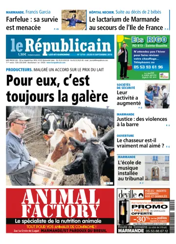 Le Républicain (Lot-et-Garonne) - 8 Sep 2016