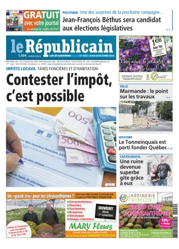 Le Républicain (Lot-et-Garonne) - 20 Oct 2016