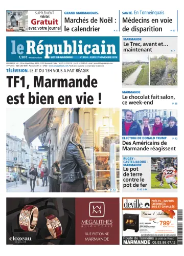 Le Républicain (Lot-et-Garonne) - 17 Nov 2016