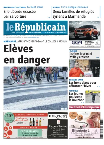 Le Républicain (Lot-et-Garonne) - 1 Dec 2016