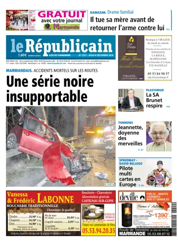 Le Républicain (Lot-et-Garonne) - 8 Dec 2016