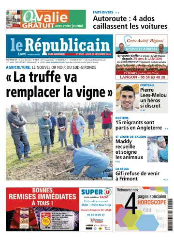 Le Républicain (Lot-et-Garonne) - 29 Dec 2016