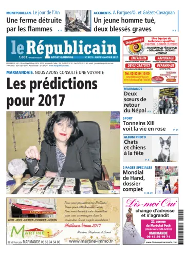 Le Républicain (Lot-et-Garonne) - 5 Jan 2017