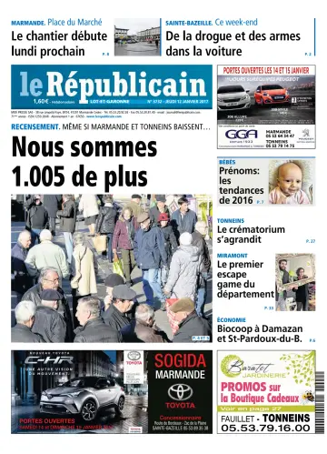 Le Républicain (Lot-et-Garonne) - 12 Jan 2017