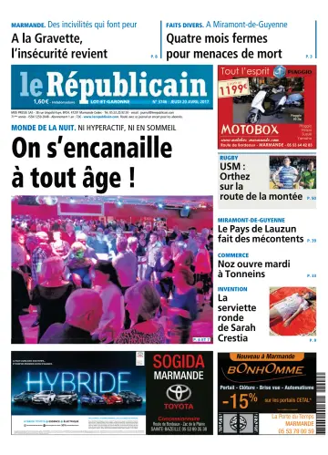 Le Républicain (Lot-et-Garonne) - 20 Apr 2017