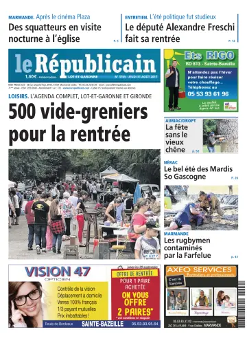 Le Républicain (Lot-et-Garonne) - 31 Aug 2017