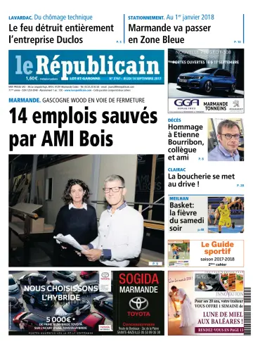 Le Républicain (Lot-et-Garonne) - 14 Sep 2017