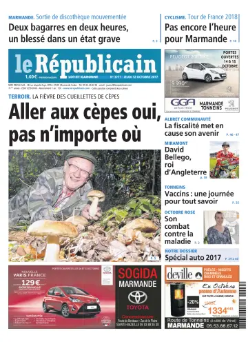 Le Républicain (Lot-et-Garonne) - 12 Oct 2017
