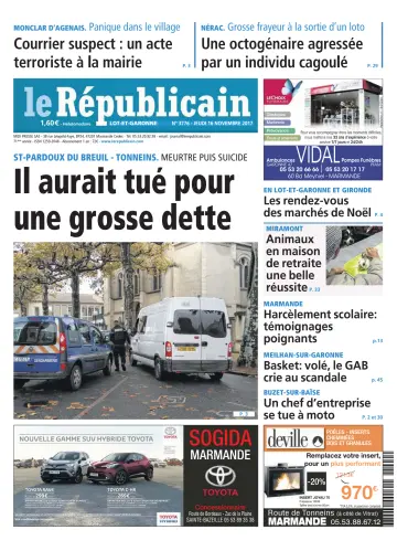 Le Républicain (Lot-et-Garonne) - 16 Nov 2017