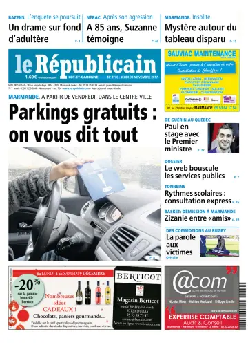 Le Républicain (Lot-et-Garonne) - 30 Nov 2017
