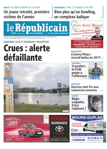 Le Républicain (Lot-et-Garonne) - 11 Jan 2018