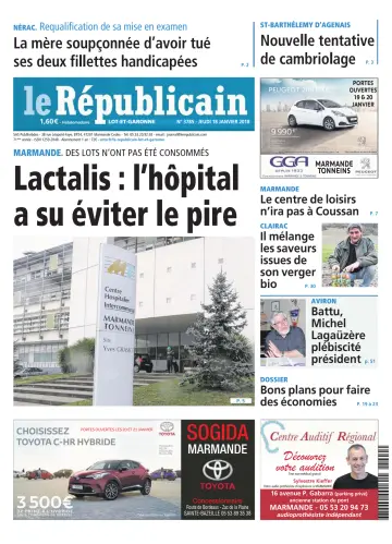 Le Républicain (Lot-et-Garonne) - 18 Jan 2018