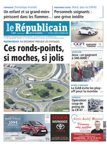 Le Républicain (Lot-et-Garonne) - 01 2월 2018
