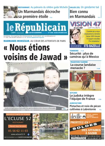Le Républicain (Lot-et-Garonne) - 08 Feb. 2018