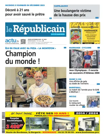 Le Républicain (Lot-et-Garonne) - 29 fev. 2024