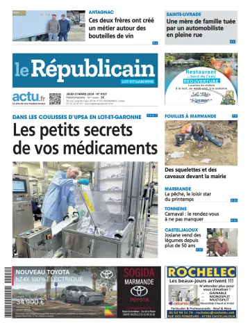 Le Républicain (Lot-et-Garonne) - 21 3月 2024